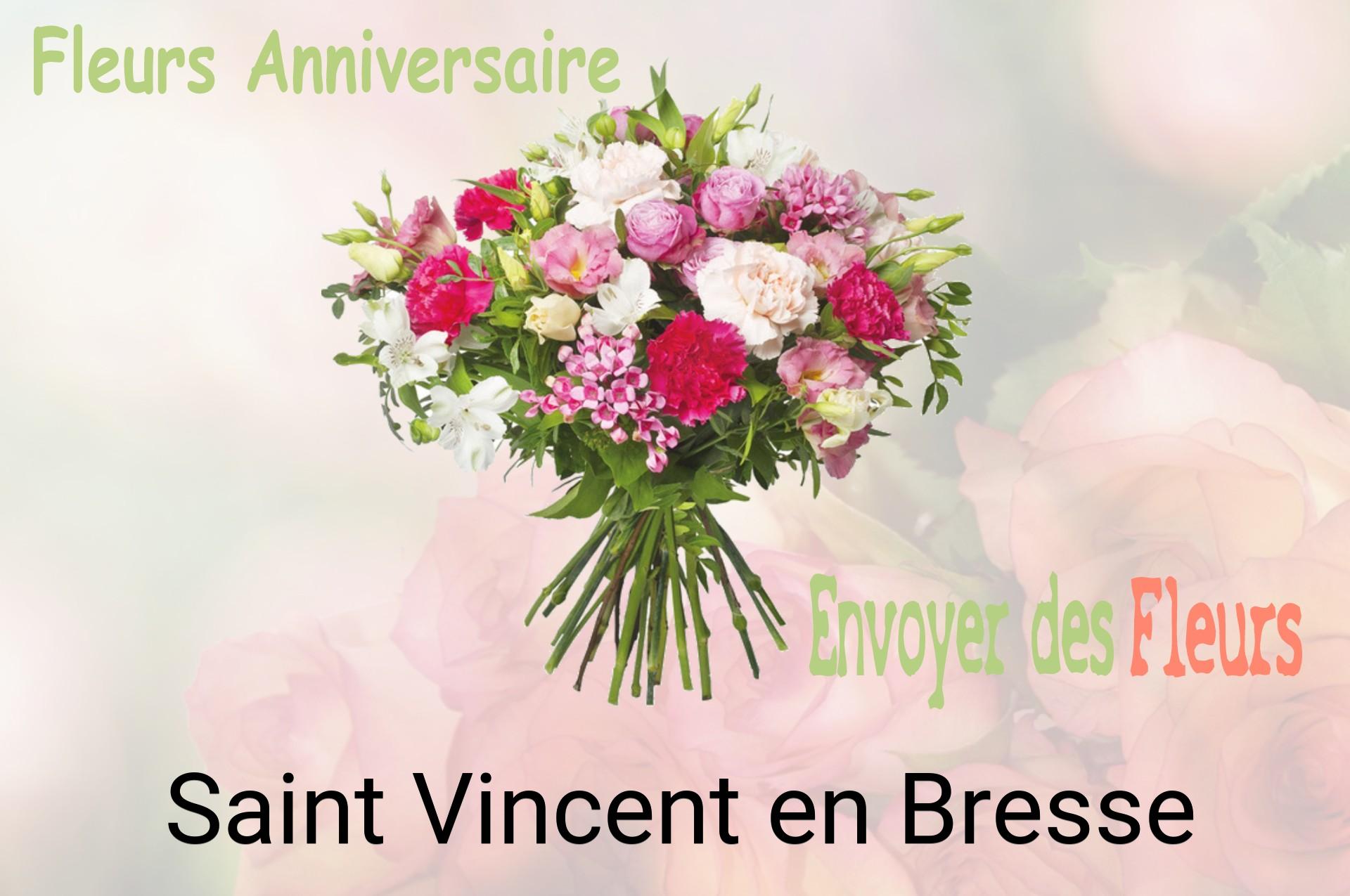 Bouquet de fleurs d’anniversaire livré à Saint-Vincent-en-Bresse